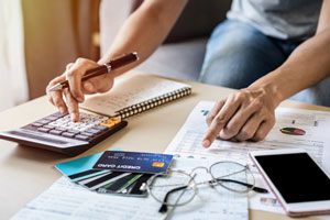 Sumando con calculadora